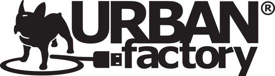 Urban Factory Strongee Styluspen Zwart, Chroom