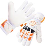 RWLK Gants de gardien de but Metro Comfort Blanc/Orange Taille 10
