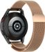 By Qubix Qubix Milanese Smartwatch Bandje 20mm Champagne/Rosé Goud voor Garmin Vivomove