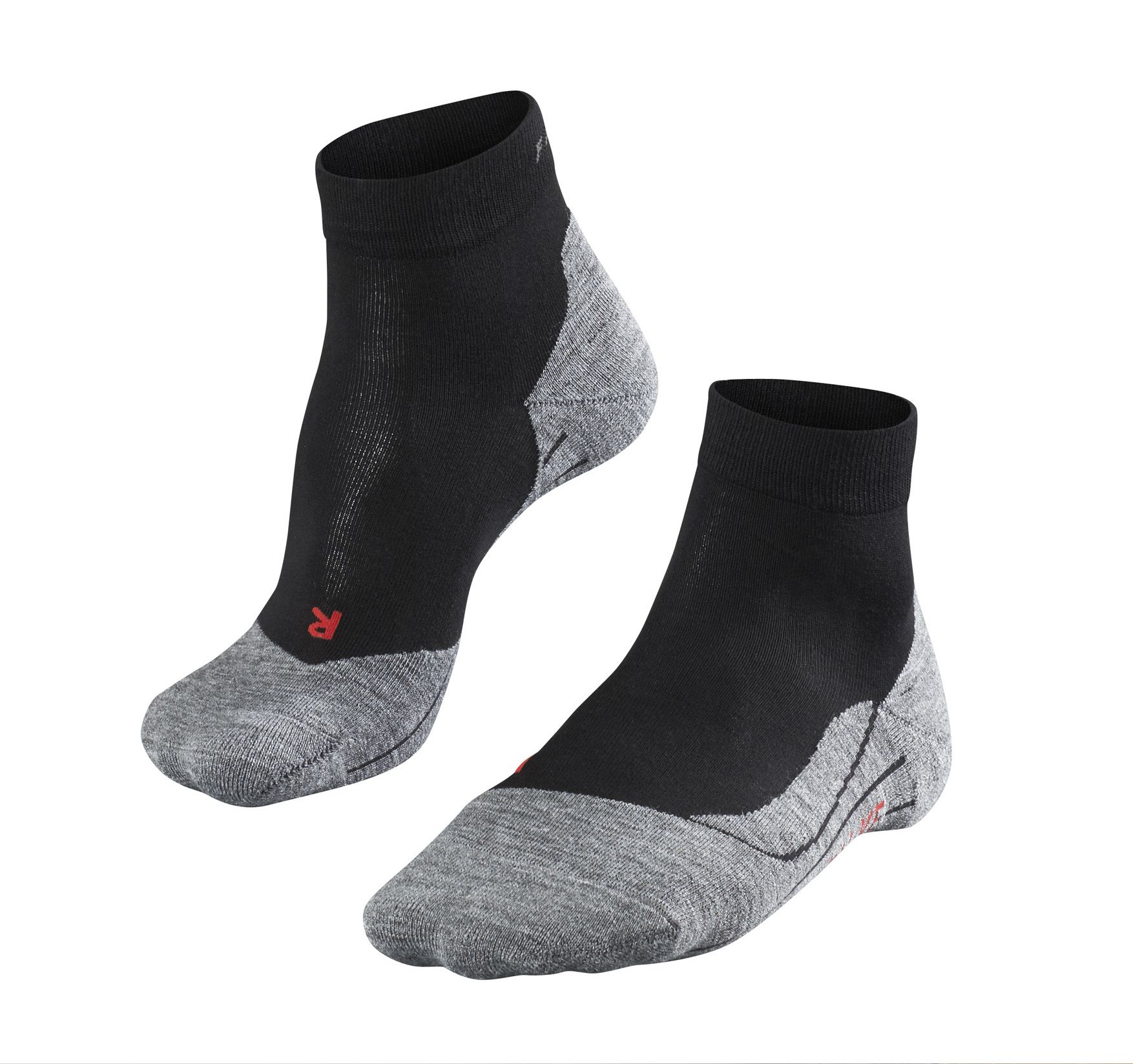 Falke RU4 - Hardloopsokken - Heren - Zwart/Grijs - Maat 37.5