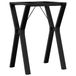 Pieds de table Y-frame 50x40x73 cm acier
