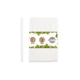 GREENBOX Witte Papieren Rietjes, 20 cm x 0.5 cm, Biologisch Afbreekbaar, 250 Stuks, Milieuvriendelijk