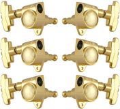 Grover 109G Super Rotomatics 3-Step Button,3+3,Gold Mécaniques dorées pour guitare électrique