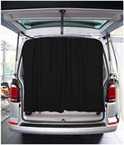 BREMER SITZBEZÜGE Achterklep, vleugeldeur, kofferbakafdekking, zonwering, gordijnen, gordijn, compatibel met VW Caddy vanaf 2003-2022, in zwart