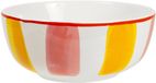 Blond Amsterdam Everyday Stripes Kom 15 cm Roze/Geel