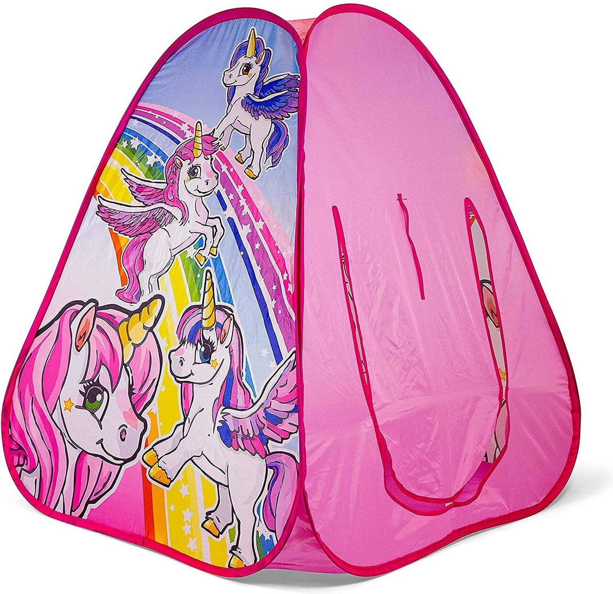 Tobar Pop Up Speeltent Unicorn - Roze - Kunststof - 2022
