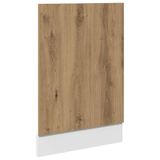 vidaXL Vaatwasserpaneel Lyon 45x3x67 cm bewerkt hout artisanaal eiken