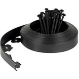Velway Bordure de Jardin en Plastique Flexible 10 mètres, Hauteur 5cm