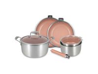 Rose Acier inoxydable Ensemble de batterie de cuisine 6 pièces