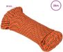vidaXL - Corde multifonctionnelle - 4 mm - 25 m - Orange - PP