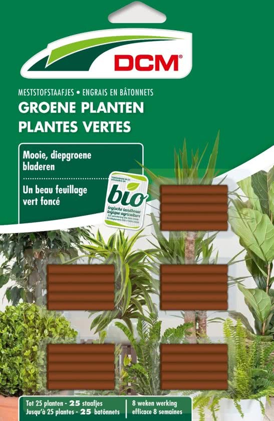 DCM Meststofstaafjes Groene Planten 25 st