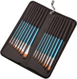 Conda Kwasten set synthetisch 16 stuks in etui