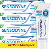 Sensodyne Repair & Protect Cool Mint Tandpasta - 4 x 75ml