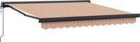 vidaXL Elektrische Zonneluifel Oranje Polyester 350 x 250 cm