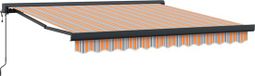 vidaXL Elektrische Zonneluifel Oranje Polyester 350 x 250 cm