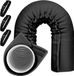 Windvogel Trading B.V. Housse d'isolation pour tuyau de climatiseur - 150 cm - Noir