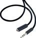 SpeaKa Professional Jackplug Audio Verlengkabel [1x Jackplug male 3,5 mm - 1x Jackplug female 3,5 mm] 5.00 m Zwart