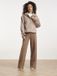 Smashed Lemon Bomberjack met wol - beige