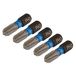 Draper 04936 Cross Slot/PH Type Impact Schroevendraaier Bits, No.3 x 25mm (Pack van 5)