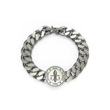 Guess Giglio Dots UMB70006-S Herenarmband, zilver