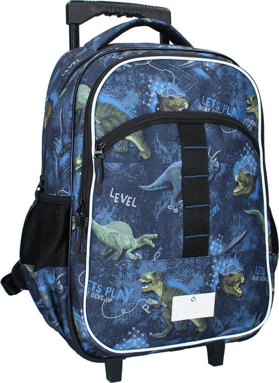 Skooter Dinogames Rugzaktrolley - Blauw