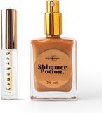 HG AESTHETIC Summer Shine Set – HeyHoney Lip Oil 10 ml + Elixir Shine Dry Oil 50 ml – Hydraterende Duo voor Stralende Lippen & Huid (Bronze Luster + Honey)