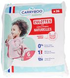 Carryboo Natural Slip Luierbroekjes Maat 6 (16-30 kg) 26 Stuks