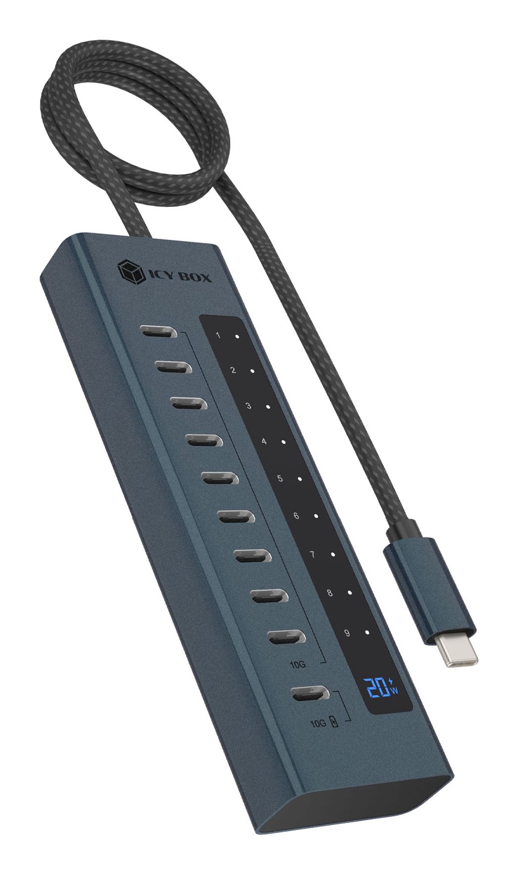 ICY BOX IB-HUB1450-C31 10-poorts USB-C hub