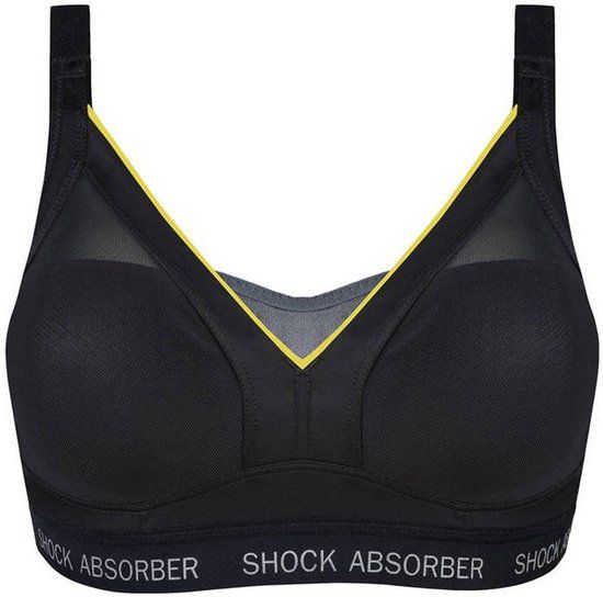 Shock Absorber Active Shaped Support Sportbeha Dames 85D Zwart
