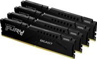 Kingston Fury Beast KF556C40BBK4-128 - Mémoire vive - 128 Go - 5600 MT/s - DDR5 - DIMM - 4 x 32 Go