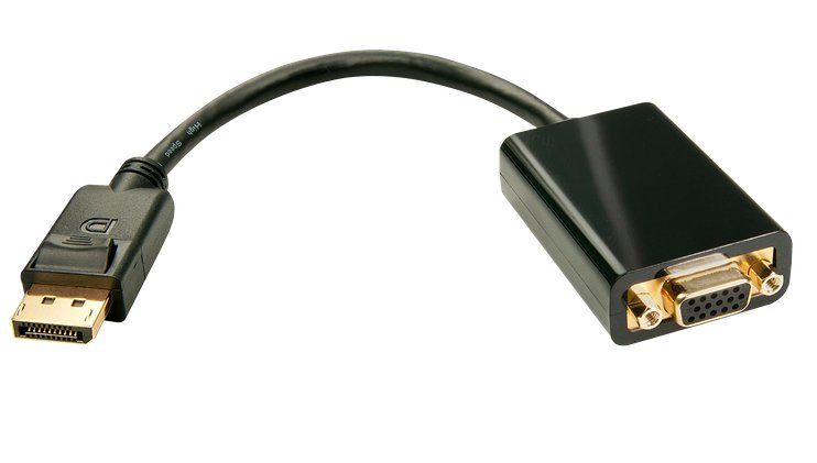 LINDY 41006 - Adapterkabel - 0,15 m - Zwart