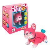 Rocco Giocattoli Kibo Love, interactieve Franse bulldog, voor kinderen vanaf 5 jaar, twee spelmodi