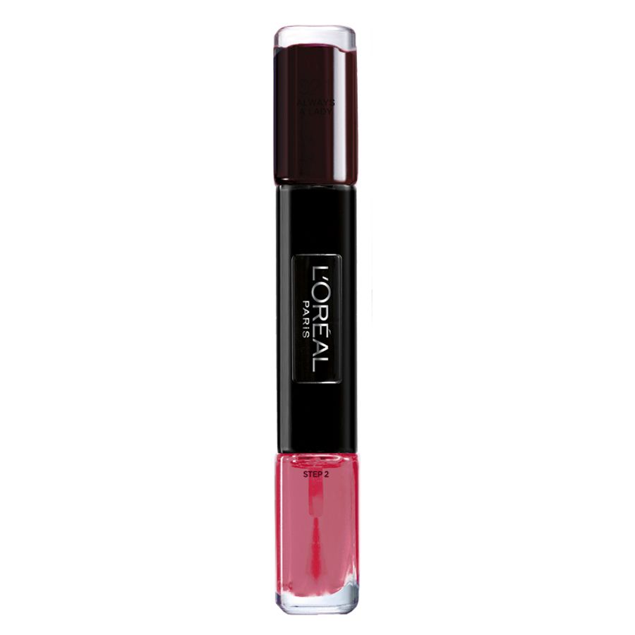 L'Oréal Make-Up Designer Infallible Nail - 21 Always a Lady - Donkerrood - Nagellak