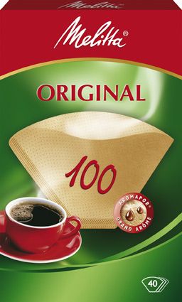 Melitta Koffiefilters nr. 100 - Bruin - 40 stuks