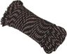 vidaXL Multifunctioneel touw 4 mm 50 m Zwart en Rood PP