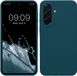 kwmobile hoesje geschikt voor Samsung Galaxy A37 5G - Hoesje met siliconen coating - Smartphone case in mat petrol