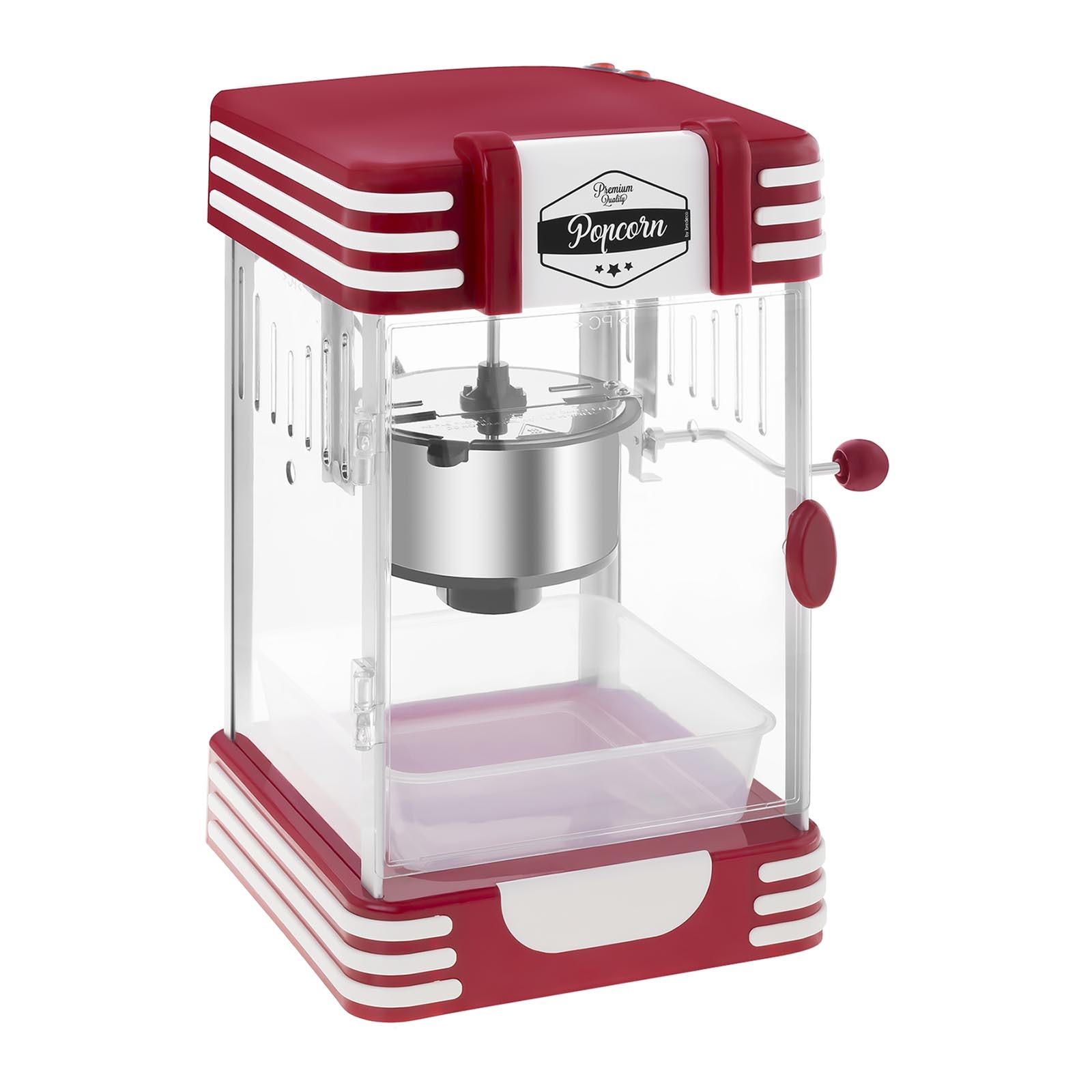Bredeco Popcorn Machine - Retro-design jaren 50 - rood
