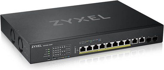 Zyxel XS1930-12HP-ZZ0101F - Netwerk switch - Managed L3 - 10G Ethernet - PoE - Zwart