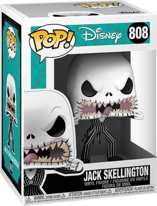 Funko Pop Disney: The Nightmare Before Christmas - Jack Skellington (Scary Face) Funko Pop #808