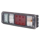 HELLA 2VP 340 961-041 Achterlicht - Hybride - 24V - Opbouw/Geschroefd - Lenskleur: Transparent - Stekker: EasyConn 4 x 2/EasyConn 1 x 7 - Stekker: Male - rechts - Aantal: 1