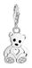 Thomas Sabo Charm Club 1119-041-14 Bedelhanger voor dames, 925 sterling zilver, zwart, zirkonia, wit