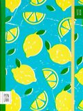 Pepa Lani notebook A5 SpringFlower & Fruity Retro lemon