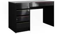Vicco Sherry Bureau – 55 x 120 cm met laden Zwart hoogglans