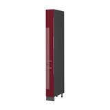 Vicco Apotheekkast Fame-Line, Bordeauxrode hoogglans/Antraciet, 20 cm