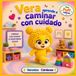 Vera aprende a caminar con cuidado: Un cuento ilustrado sobre caminar con cuidado y la seguridad · Serie Puff valores (Libro 6)