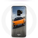 Maniacase Hoesje voor Samsung Galaxy S9 Formule 1 McLaren Oranje