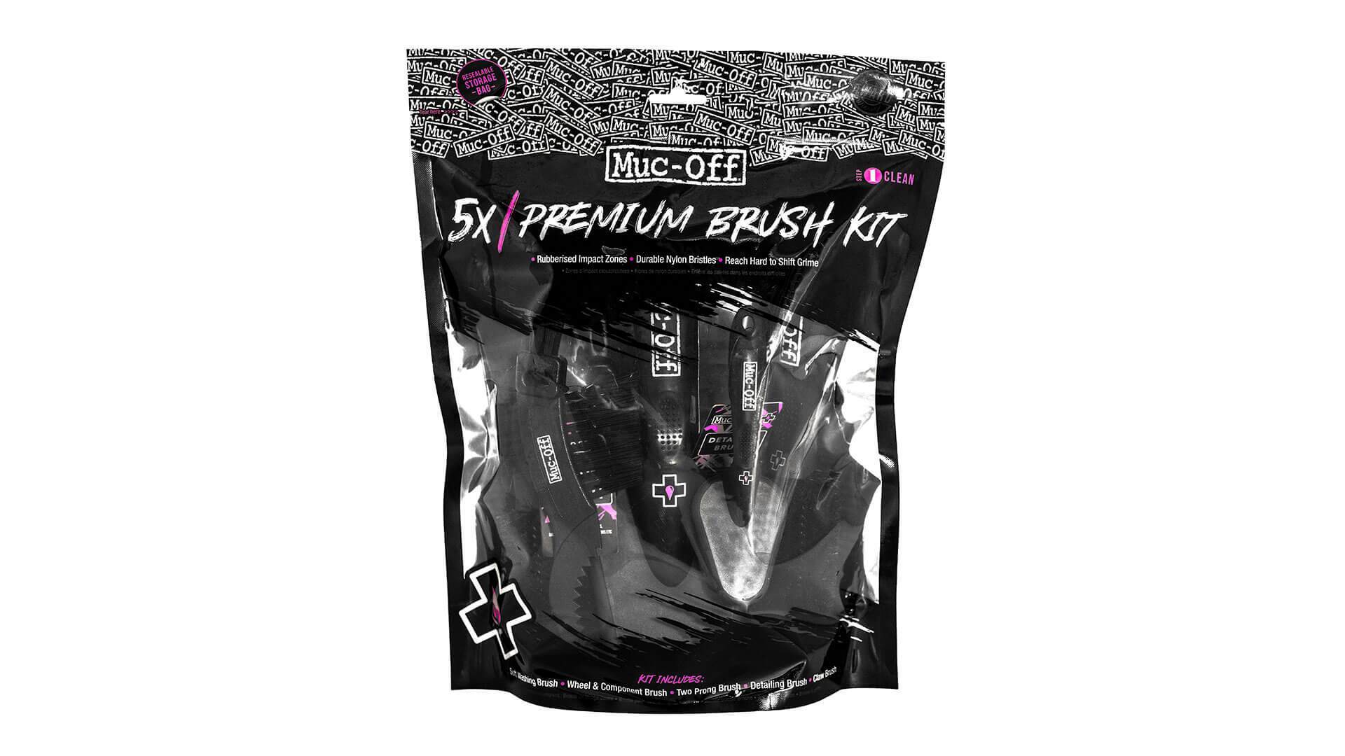 Muc Off 5x Premium Brush Kit