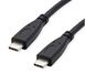 ROLINE Recycled Material 11.45.9053 USB-kabel USB 3.2 Gen 2 (3.1 Gen 2) 1 m USB C Zwart