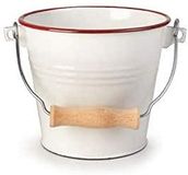 IBILI 909314 emmer, bordeaux, roestvrij staal, wit, 14 cm, 16 x 18 x 13 cm