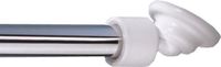Kleine Wolke schuine wand houder voor douchestang ø2,5 cm, wit